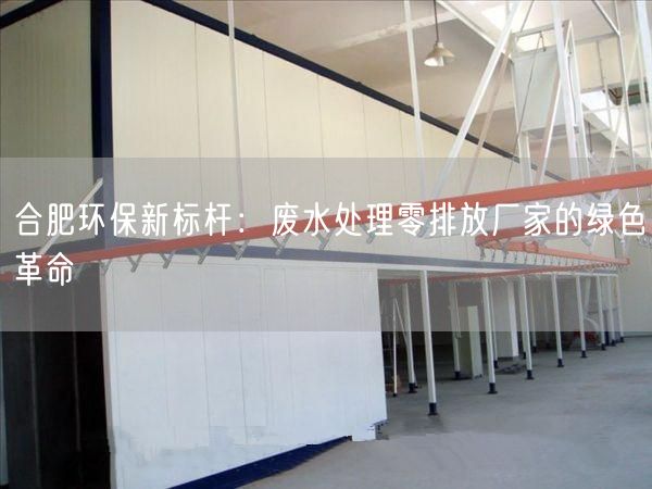 合肥环保新标杆：废水处理零排放厂家的绿色革命(图1)
