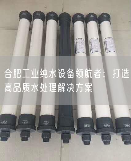 合肥工业纯水设备领航者：打造高品质水处理解决方案(图1)